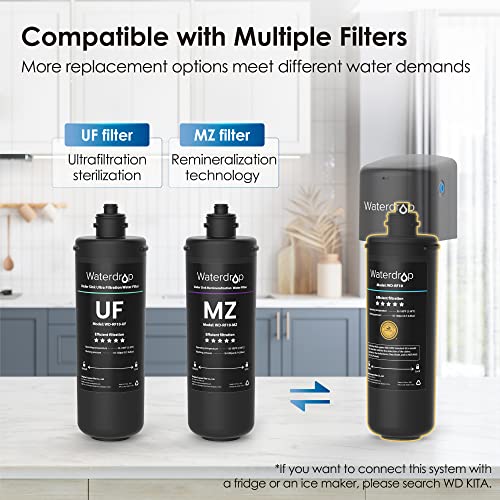 Waterdrop 10UA Under Sink Water Filter System, Reduces PFAS, PFOA/PFOS