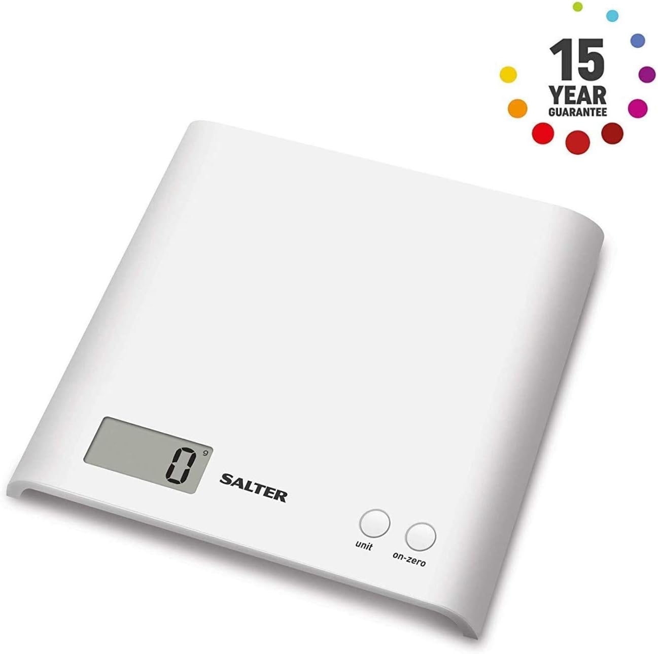 Salter Digital Kitchen Scale, 3kg Capacity, Battery Included, High Precision, Accurate Food Weighing, Easy Read Display - Image 3