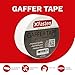 XFasten White Gaffers Tape 2 Inch x 30 Yards Residue-Free White Gaffer Tape 2 Inch Non-Reflective Matte Gaff Tape for Photography, Floor Marking, Wall Gaffing, Console Labels