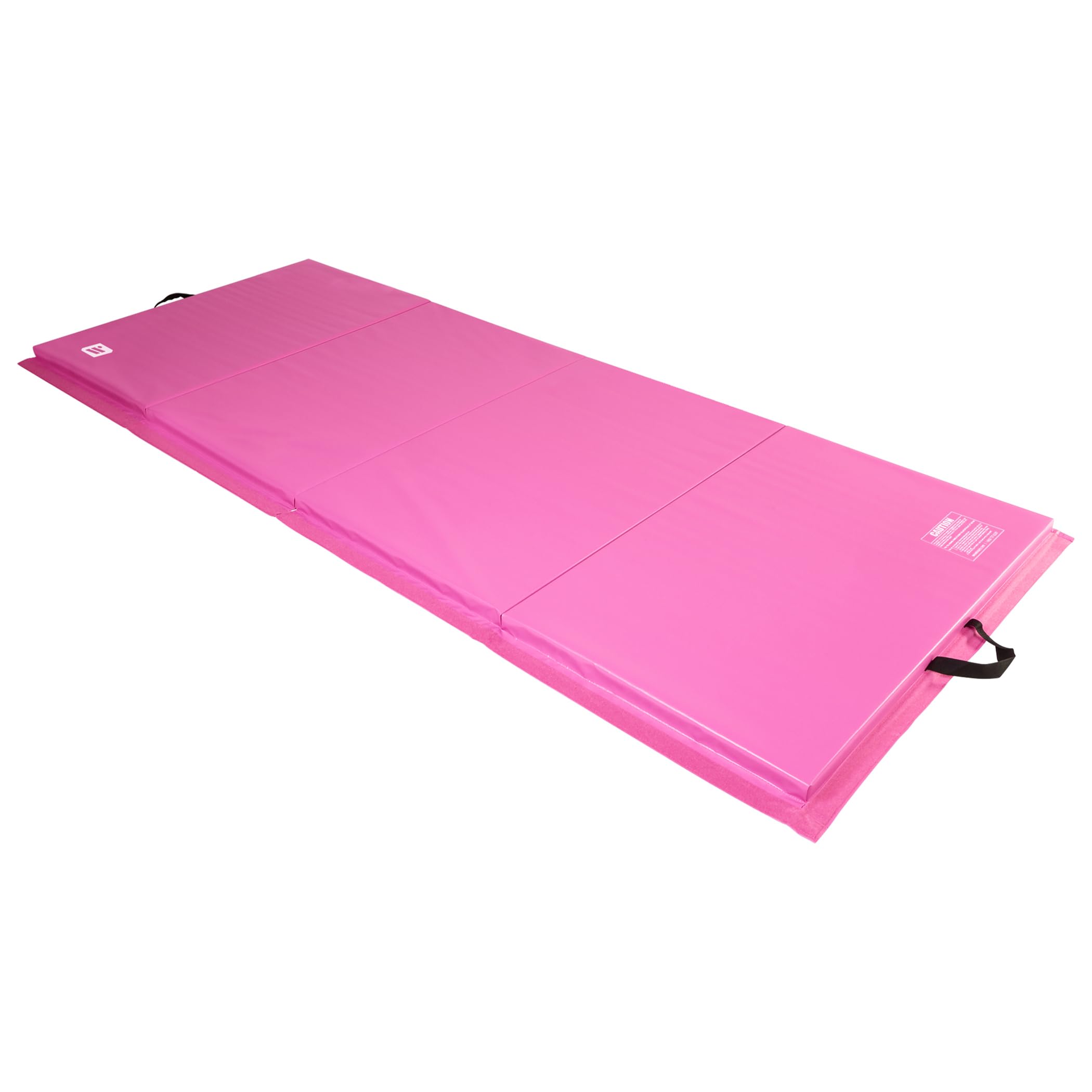 We Sell Mats 4 ft x 10 ft x 2 in Personal Fitness & Exercise Mat, Lightweight and Folds for Carrying, Pink Image