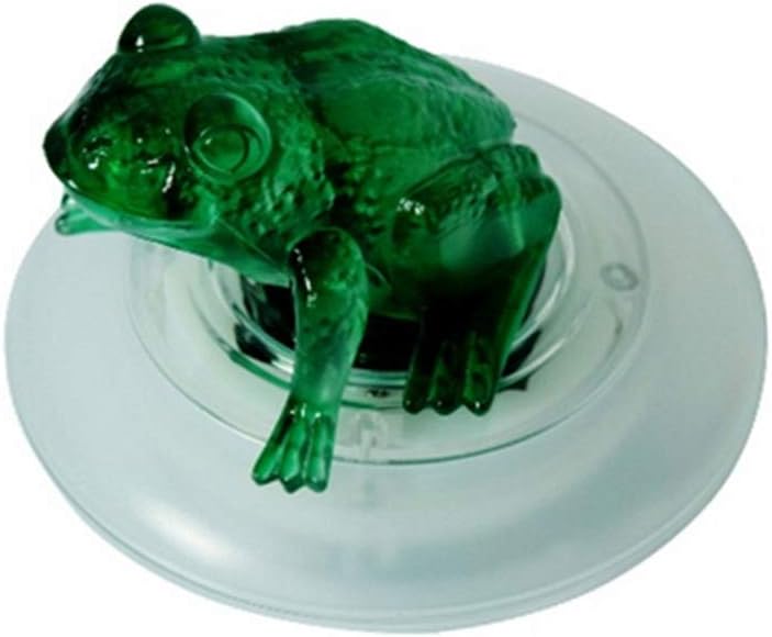 Uonlytech Solar Floating Light Waterproof Color Changing Solar Pond Lights Frog Floating Light for Swimming Pool Pond Garden Decorations