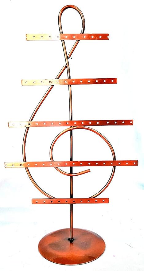 Espositore A Forma Di Chiave Di Violino O Sol Porta Orecchini Pendenti Gioielli Bigiotteria Amazon It Casa E Cucina