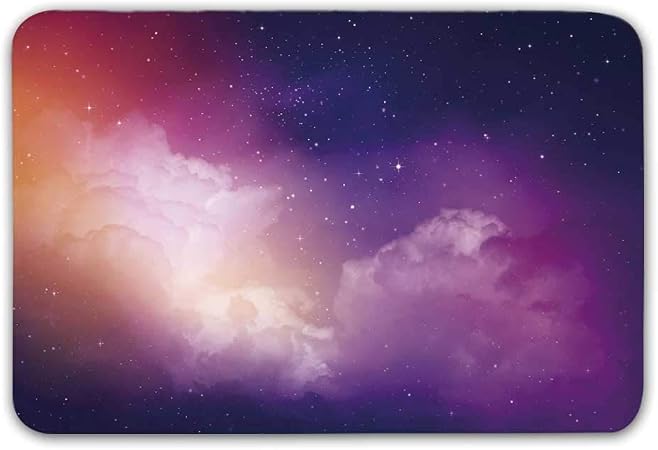 Kinhevao Tapis De Porte Antiglisse Pour Ciel Nocturne Voie