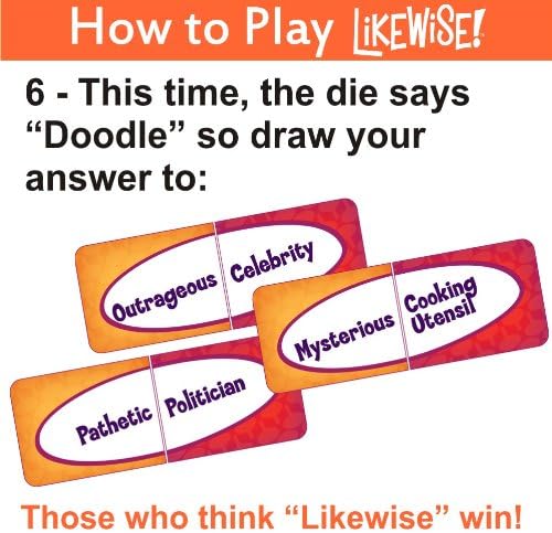 Amazon Com Likewise The Laughable Lively Like Minded Party Game