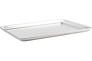 Winco Commercial-Grade Aluminum Sheet Pan, 18 Gauge, 2/3 Size / 16" x 22"