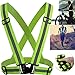 Arich Adjustable Safety Security High Visibility Reflective Vest Jacket Night Running