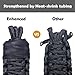 Enhanced Version Paracord Door Limiting Straps Heavy Duty Straps 550 Pound Strength Durable Swing Limiter for Jeep Wrangler Door Strap Replacement Accessories CJ YJ TJ JK (Pack of 2,Black)