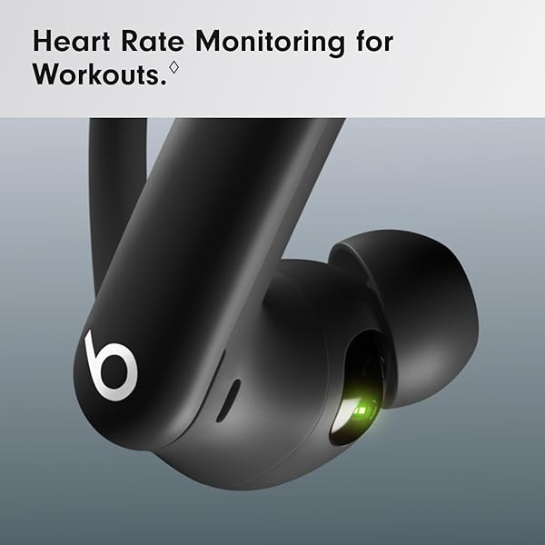 BEATS POWERBEATS PRO 2 WIRELESS BLUETOOTH EARBUDS – NOISE CANCELLING, HEART RATE MONITOR, IPX4, UP TO 45H BATTERY & CHARGING CASE, WORKS WITH APPLE & ANDROID – JET BLACK