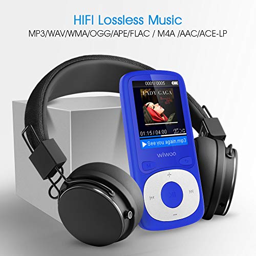 MP3 Player, Wiwoo 16GB MP3 Player with FM Radio Voice Recorder HiFi