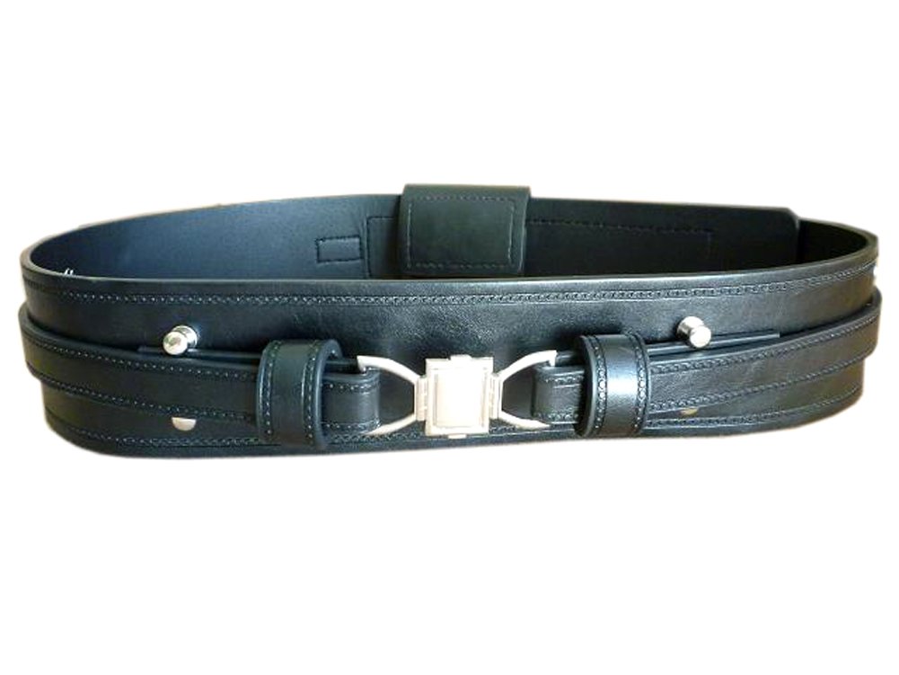 OEM Black OBI WAN Kenobi Belt Jedi Costume Prop Star Wars Rots Accessories (M)