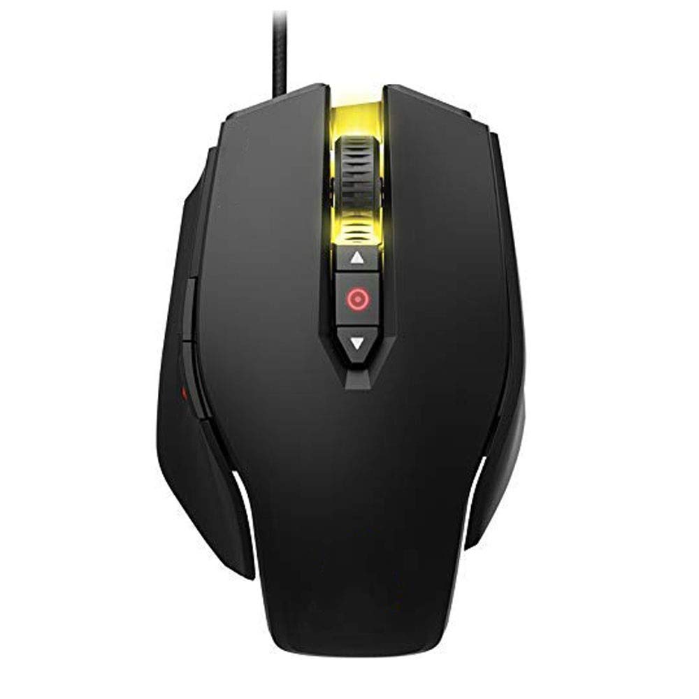 Optical Gaming Mouse (12000 DPI Optical Sensor, Adjustable Weights, 8 Programmable Buttons, 3-Zone RGB Multi-Colour Backlighting, Xbox One Compatible) - Black