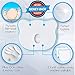 ZOSTRATI Baby Head Shaping Pillow - 2 Washable 100% Cotton Covers for Newborn Infant to Prevent Flat Head or Plagiocephaly Syndrome | Soft Memory Foam Flathead Cushion | 0-12months | White