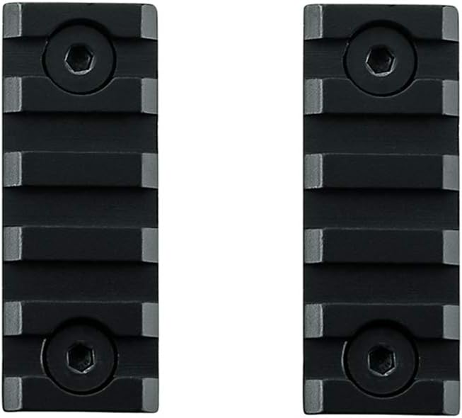 LIRISY 5 Slot M-Lok Picatinny Rail, 2PCS Picatinny Weaver Rail Sections for M-Lok System : Sports & Outdoors