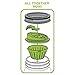 Jarware Fruit Infusion Lid for Regular Mouth Mason Jars, Green