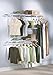 Rubbermaid Configurations Custom Closet Kit, 3-6 Ft. Adjustable Metal Wire Shelving, Titanium Finish, Expandable Organization System, Hardware Included, for Home Closet/Pantry/Laundry/Mudroom