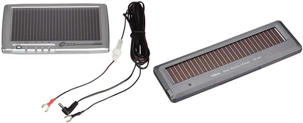 Amazon セルスター Cellstar ソーラーバッテリー充電器 Sb 300 ソーラーバッテリー充電器 Sb 0 Dc12v専用 セット買い 車 バイク 車 バイク