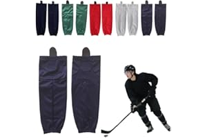 Reroon Hockey Socks for Practice, Ice Skating Socks for Junior to Senior & Youth to Adult, Multiple Colors