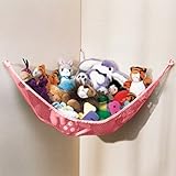 DOZENEGG Stuffed Animal & Toy Organizer Hammock Pet Net