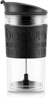 Bodum Insulated 11102-01s Piston Cup 0.35 L Hinged Lid Black view 2