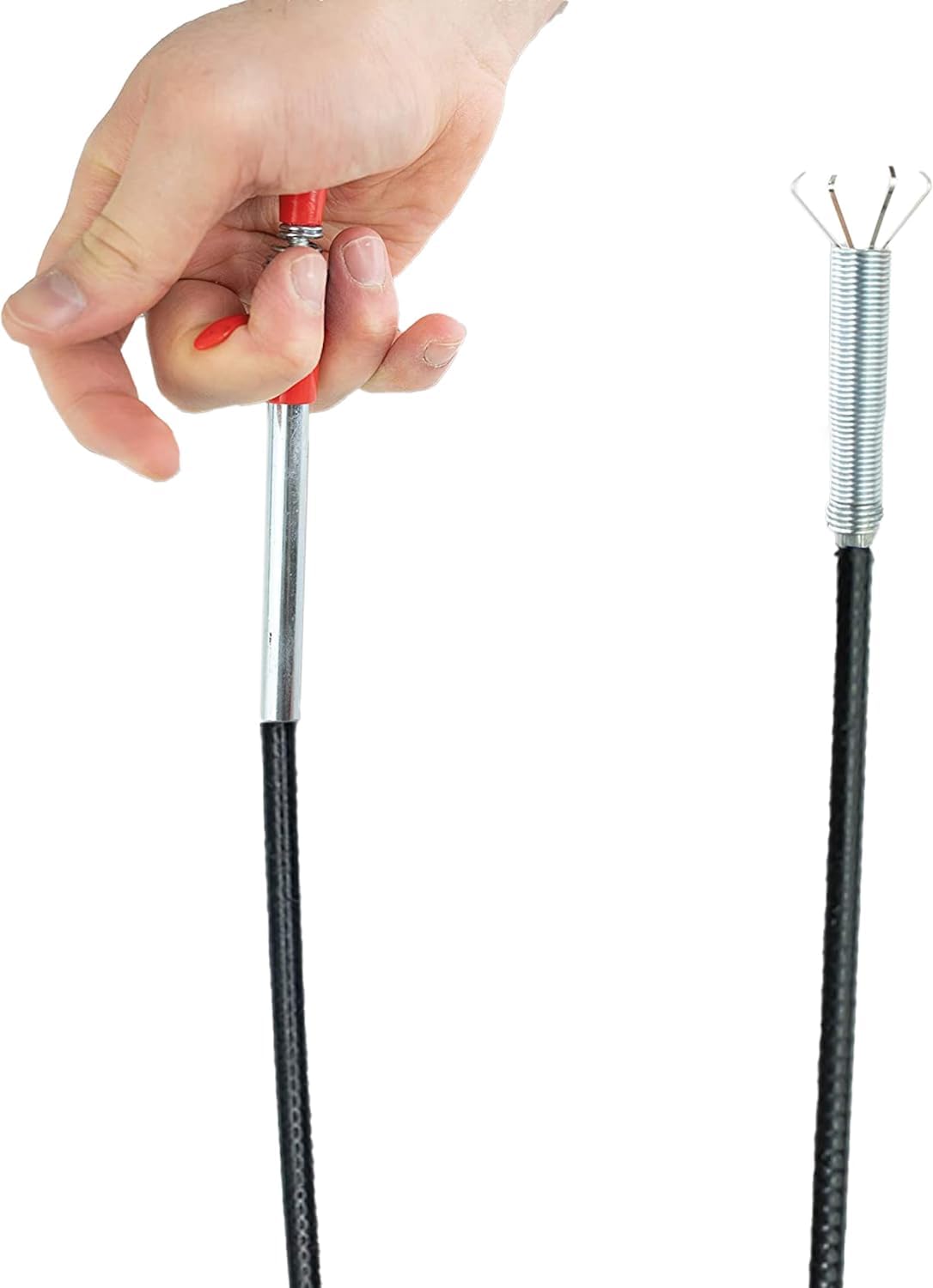 JOAM Claw Gripper (60 cm) - Extra Secure and Comfortable Grip Thanks to the Ergonomic Handle - Drain Spiral - Universal Use - Telescopic Gripper for Household and Work - Gripper Arm