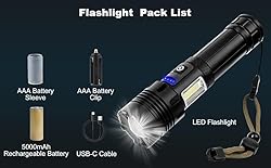 Smicho Rechargeable flashlights, 900,000