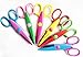 NYKKOLA 5 Inch Length Creative Scissors School Smart Paper Decorative Wave Lace Edge Scissors - Set of 6 - Assorted Colors For Scrapbook Crafts and Gif t Card GiftCard (Pack of 6 - 5