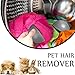 Pet Hair Remover Lint Fur Catcher Non-Toxic Reusable Removal Tool Remove Dogs and Cats Hair for Laundry Dryer, Clothes, Furniture, Carpets