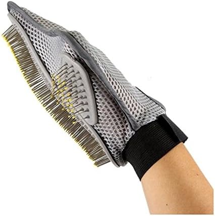 Dog Pet Cat Grooming Glove Mitt Brush Deshedding Long Short Hair Gentle by SuccessfulDealsStore