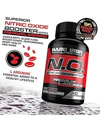 Suplemento de óxido nítrico, potenciador de óxido nítrico, 1300 mg, arginina L y citrulina L para la...