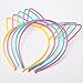 eBoot Cat Ear Headbands Plastic Cat Hairband Cat Bow Hairbands Makeup Party Headwear for Women Girls, Multicolor, 10 Pieces