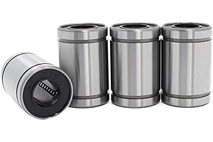 FUSHIBEARING 3D Printer CNC Parts Linear Bearings Set for JGAurora A5/A5S/A1/A3S LM10UU Bearing Pack of 4PCS(LM10UU(10x19x29))