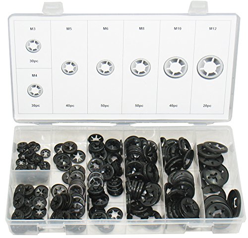 Swordfish 32341 Starlock Washer Assortment, 260 Piece