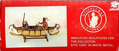 Andrea Miniatures 54mm 1:32 River Marauders 1750's White Metal Figure Kit #S4S4
