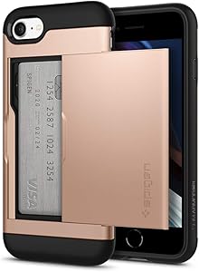 Spigen Slim Armor CS Designed for iPhone SE 2020 Case/Designed for iPhone 8 Case (2017) / Designed for iPhone 7 Case (2016) - Blush Gold