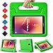 BMOUO Kids Case for Samsung Galaxy Tab A 8.0 2017 (SM-T385 / T380) - Light Weight Shockproof Protective Handle Stand Kids Case Cover for Samsung Galaxy Tab A 8.0 inch 2017 T380 T385 Tablet - Green