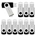 Hibeam 16 GB USB 2.0 Flash Drives -(10 -Pack), Black