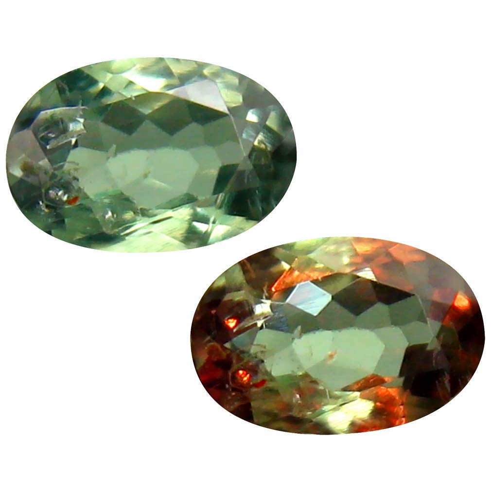 0.38 ct OVAL SHAPE (5 x 4 mm) 100% NATURAL (UN-HEATED) COLOR CHANGE ALEXANDRITE LOOSE GEMSTONE
