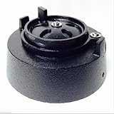 Dual Function Metal Top Cast Iron Chimney Cap with Daisy Wheel Slide Draft Top Damper Cap Vent Fit for Medium Large Big Green Egg Accessories Charcoal Grill BBQ Kamado Replacement Temperature Controller Xlarge