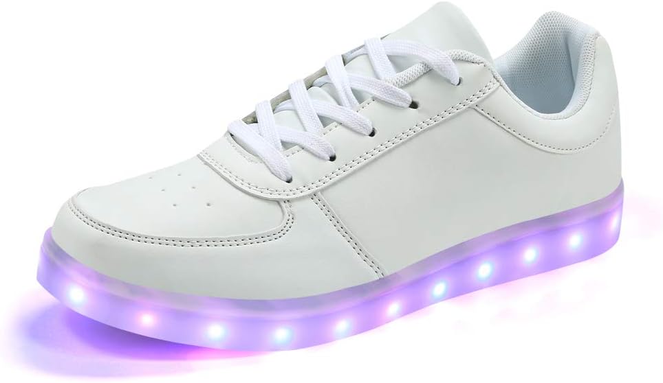 Women's Men's LED Lights Up Shoes Luminous Flashing Trainers USB Charging Lace Up Couples Shoes-Best Gift