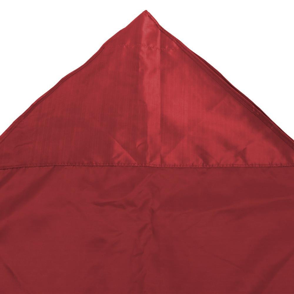 Popamazing 3x3m Garden Gazebo Top Cover Roof Replacement Sun Proof Tent Canopy Pavilion Roof Wine Red
