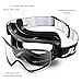 JULI OTG Ski Goggles-Over Glasses Ski / Snowboard Goggles for Men, Women & Youth - 100% UV Protection Anti-fog Dual Lens(Black Frame+83%VLT Clear Len)