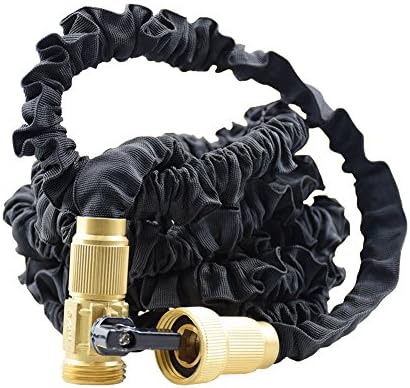 Expandable Garden Hose Double Natural Latex Flexible Expanding Water Hose (75ft)