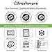 Freshware Silicone Non-Stick Baking Mat, Big (2/3) Size, 19.5 x 13.6 inch,