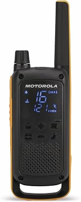 Motorola T82 Extreme PMR446 Walkie Talkie Radio Yellow Black Pack of 2 view 7