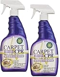 Carpet CPR (2PK / 32oz Bottles) - Spot Treatment & Dirt Repellent for High Traffic Areas and Your Toughest Stains - Treats Spots, Deep Cleans & Repels Dirt in Minutes 