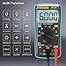 Acekool Digital Multimeter,Portable 6000 Counts Auto Ranging Multi Tester OHM/Hz/Temp/Duty Cycle AC/DC Measuring Tester With Backlight LCD Display
