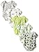 Rosie Pope Baby 5-Pack Desert Adventure Bodysuits, Irish Green, 0-3 Months