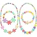 Bememo 6 Sets of Princess Necklace Bracelet Play Jewelry Costume Necklaces Dress up Jewelry