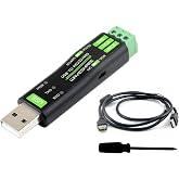 SMKTelec USB to RS232/485 Serial Converter, Onboard Original FT232RNL Chip, Supports Mac, Linux, Android, Win11/10/8.1/8/7, etc. Multiple Devices Applicable, Multiple Protection, Safe and Stable