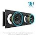 BigSound 15 Watt Bluetooth Speaker with Enhanced Bass and Loud and Clear Sound Portable Outdoor Stereo Wireless Speaker with Long Playtime (High Fidelity, Built-in Microphone) by Skiva [Model:SP101]